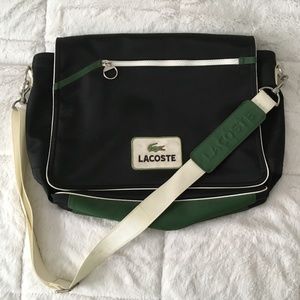 Lacoste Retro Shoulder/Laptop Bag